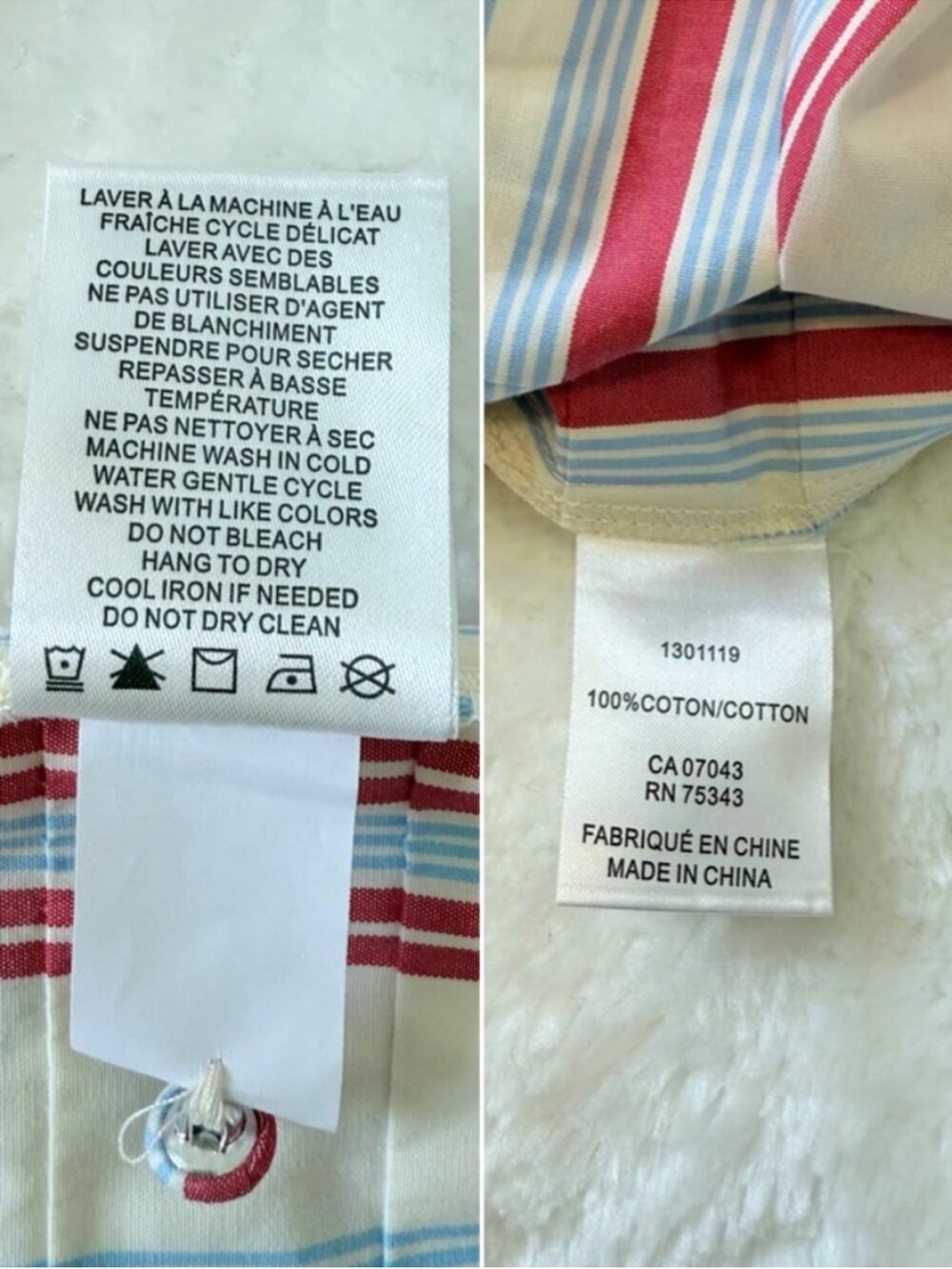 Caroline Constas Red & Blue Striped Sailor Collar Summer Maxi Dress Small - Picture 5 of 9
